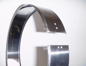 4 Locating rings from aluminum Aluminium in diverse Sizes for Selection 74.1-72.6 76.9-72.6 