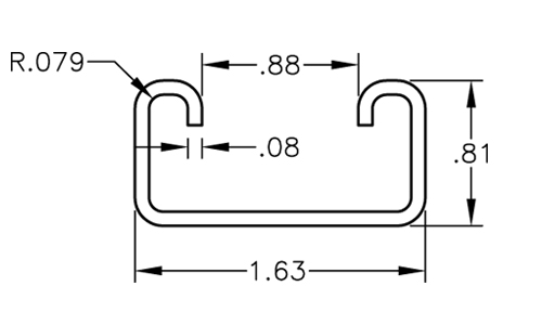 Aluminum Channel Sizes Chart