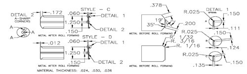 [832]([832.jpg]) - Profiles, Mouldings (Moldings), Special Shapes & Sections